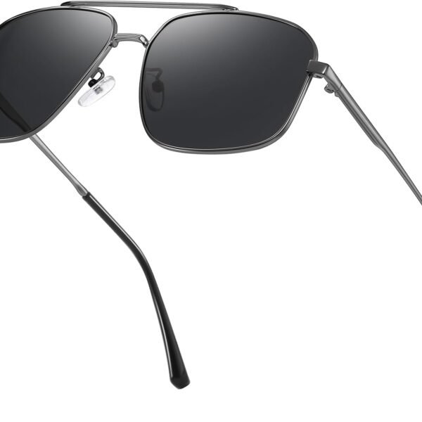 XXL Oversized Polarized Aviator Sunglasses (for men with large head sizes; 158mm wide frame; UV400 protection)