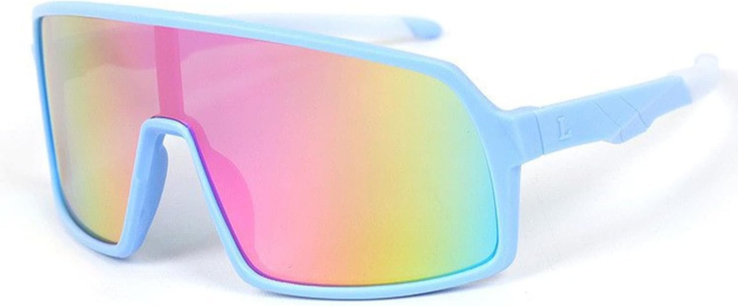 Polarized sunglasses for boys (includes strap); UV400 protection; suitable for cycling and sports