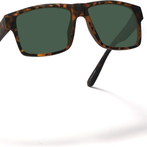 XXL Oversized Square Polarized Sunglasses (157mm; suitable for men with wider head sizes; lightweight TR90 material; UV400 protection)