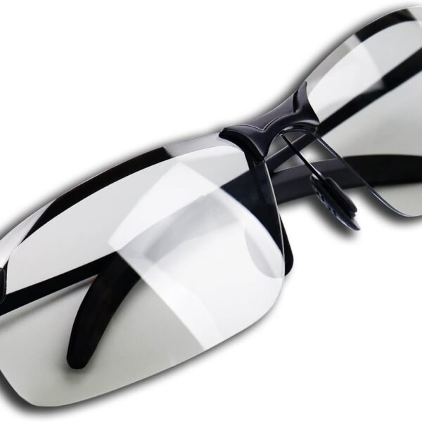 Polarized Photochromic Driving Sunglasses (Z87 safety standard; day & night use)