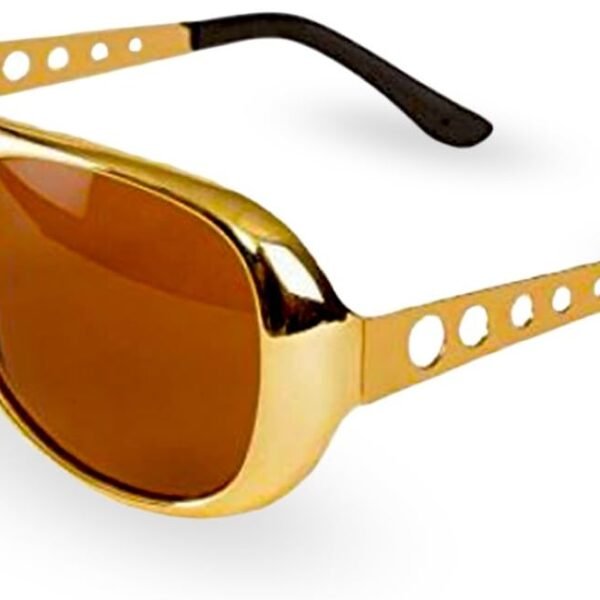 50s/60s Rock Star Style Aviator Sunglasses (Gold celebrity style; 1 pair)