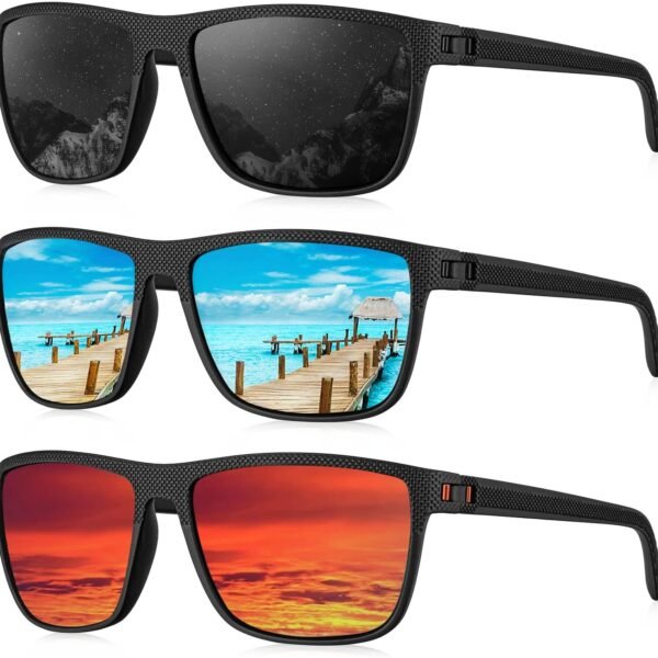 Men's Polarized Sunglasses (Lightweight, UV protection; suitable for driving, fishing, and golf)